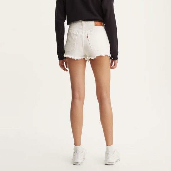 Levi’s Premium 501 Women’s Shorts - White - Picture 1 of 7